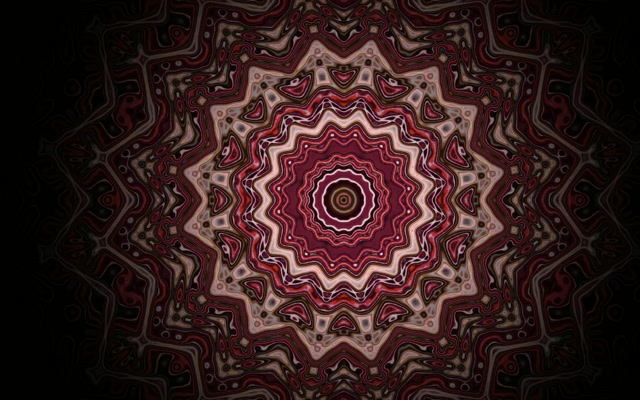 Neon Tünel Fraktal Mandala VJLoops 16:10 Macbook 60fps Ekran Koruyucu