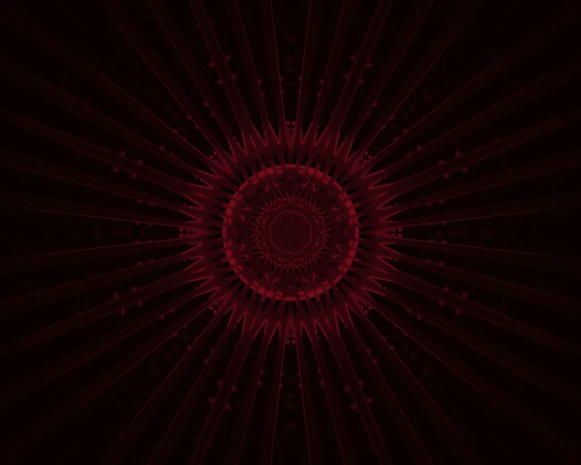 Kırmızı Fraktal Mandala Neon Tünel Vj Loop 5:4 endüstriyel 60fps Ekran Koruyucu