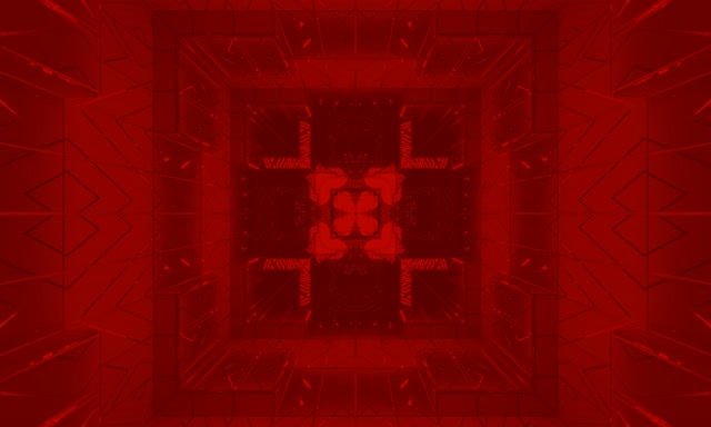 Red Neon Tunnel Pulsating Vortex VJ Loop 5:3 Wide 60fps Screensaver