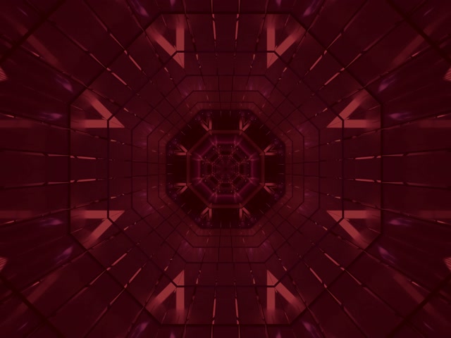 Kırmızı Neon Tünel Ekran Koruyucu 4:3 Klasik 60fps VJ Loop PC Laptop