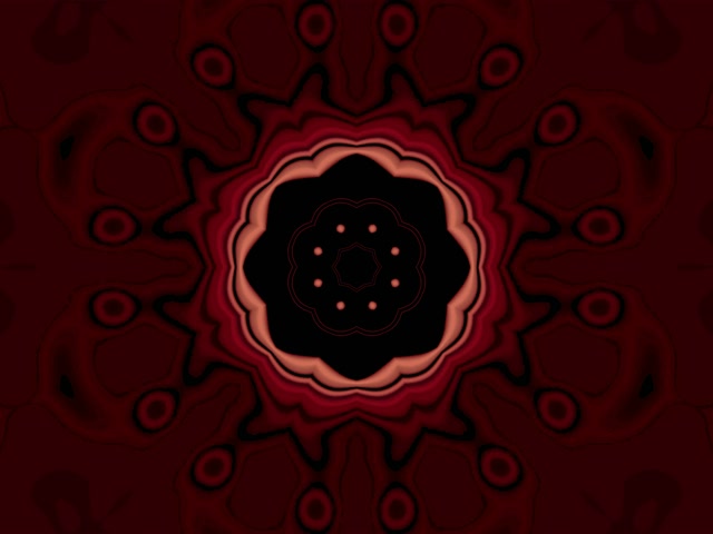 Neon Tünel Kırmızı Kaleidoskop Yıldız Patlaması Vj Loop 4:3 Klasik 60fps Ekran Koruyucu