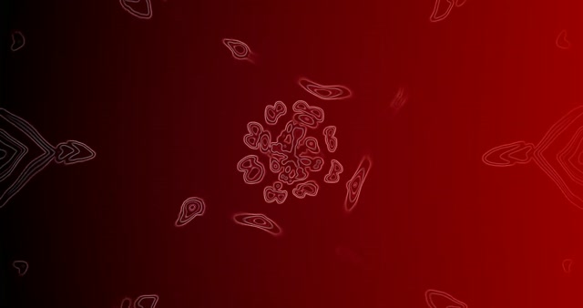 Темно-червоний абстрактний космічний вихор рух фон петля