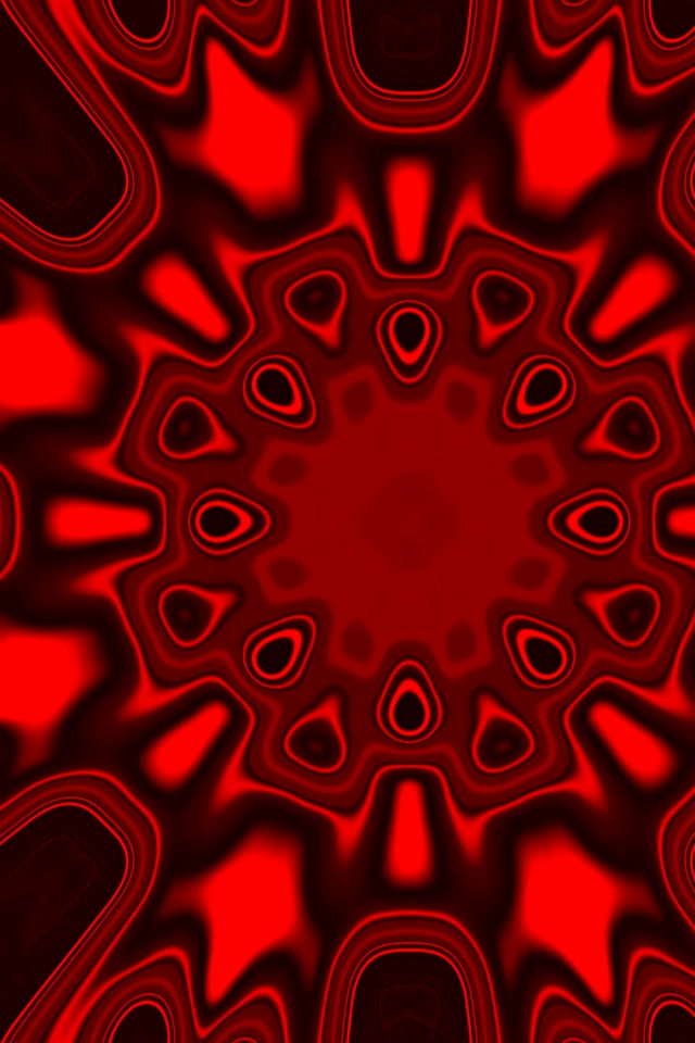 Red Neon Tunnel Fluid Blob Vortex 2:3 Photo Portrait 60fps Screensaver Vj Loop