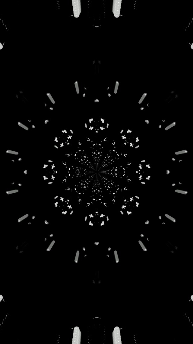 Neon Tunnel Kaleidoscope Burst VJ Loop 9:16 Reels 60fps Screensaver