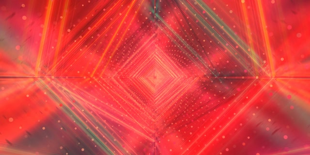 Pulsating Diamond Neon Tunnel VJ Loop 2:1 Univisium 60fps Screensaver