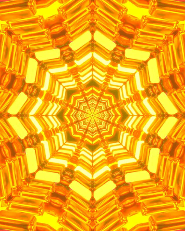 Neon Tunnel Kaleidoscope Vortex 4:5 Instagram 60fps Screensaver