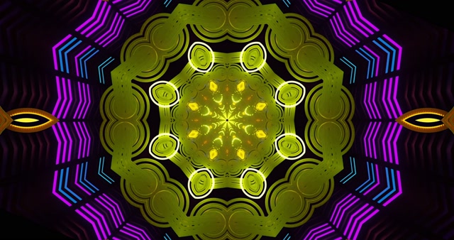 4K UHD 60fps Screensaver Windows 11 - Neon Tunnel VJ Loop Nền Visual