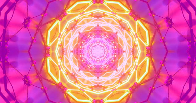 Neon Tunnel Screensaver Windows 11 4K UHD 60fps VJ Loop Animation Visual