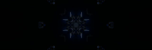 Neon Tunnel Kaleidoscope Burst 3:1 Triple Wide 60fps Screensaver VJ Loop