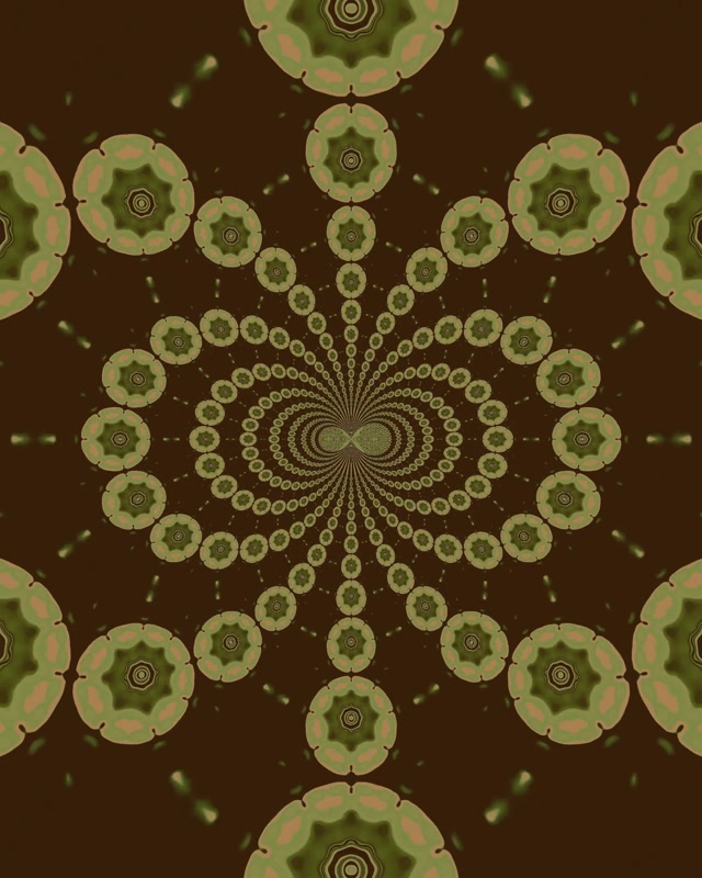 Đường Hầm Neon Kính Vạn Hoa Mandala VJ Loop 4:5 Instagram 60fps Screensaver