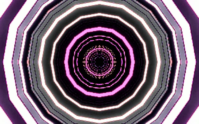Neon Tunnel Pink Octagon Vortex Vj Loop 60fps 16:10 Macbook Screensaver