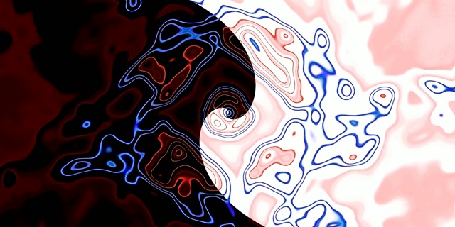 Neon Tunnel Yin Yang Swirl Vj Loop 2:1 Univisium 60fps Screensaver