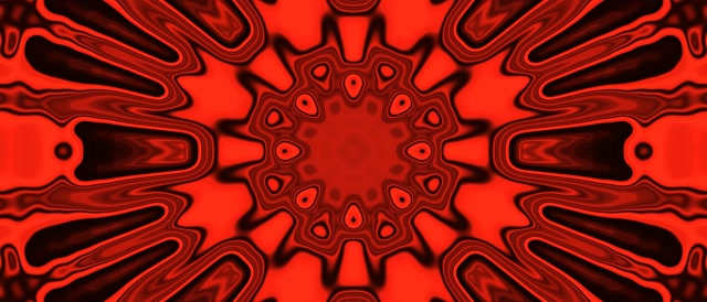 Neon Tunnel Red Kaleidoscope Burst Vj Loop 21:9 Ultrawide 60fps Screensaver