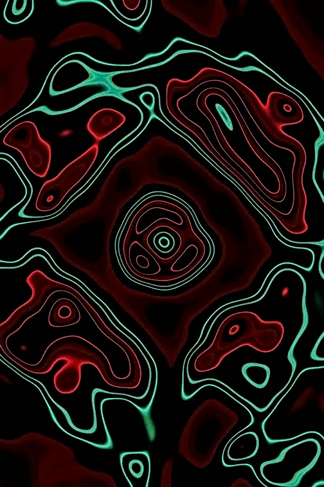 Neon Tunnel Spiral Diamond Loop 2:3 Photo Portrait 60fps Screensaver Vj Loop