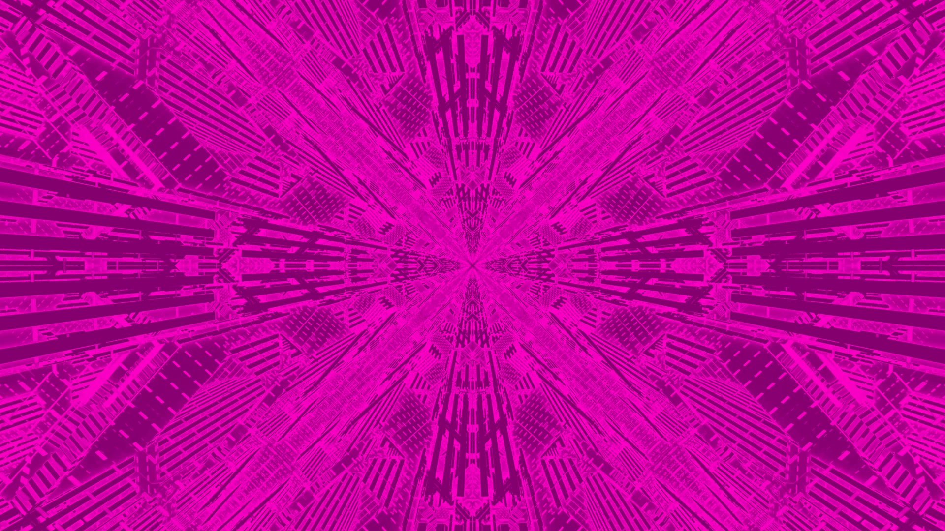 Screensaver Đường Hầm Neon Magenta 4K UHD 60fps Vj Loop