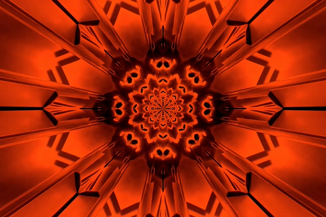 Đường Hầm Neon Đỏ Mandala Screensaver 3:2 Surface 60fps VJ Loop PC