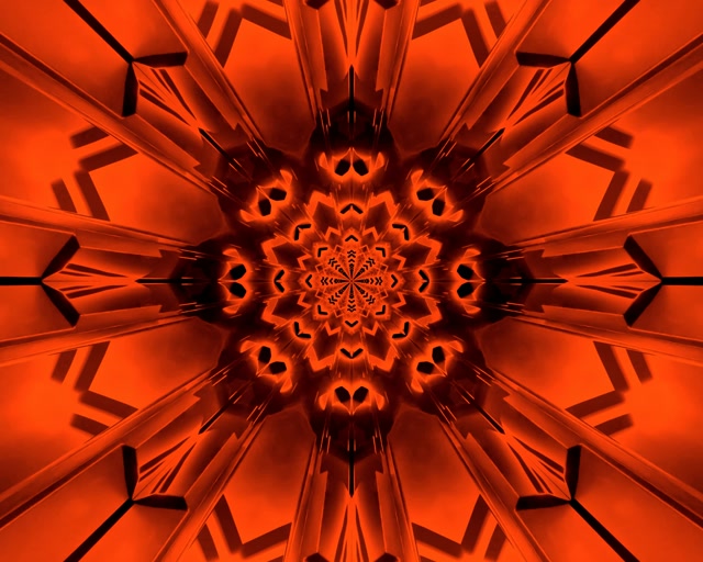 Đường Hầm Neon Fractal Đỏ Screensaver 5:4 Công Nghiệp 60fps VJ Loop