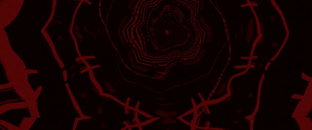 Đường Hầm Neon Đỏ Mạch Phản Chiếu VJLoops 2.39:1 Cinemascope 60fps Screensaver