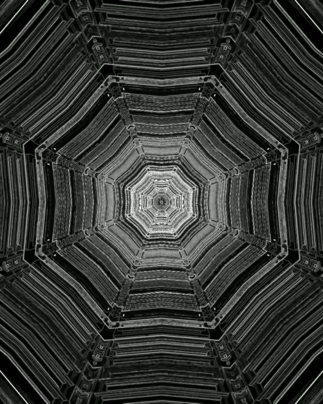 Đường Hầm Neon Bát Giác Vortex VJLoops 4:5 Instagram 60fps Screensaver