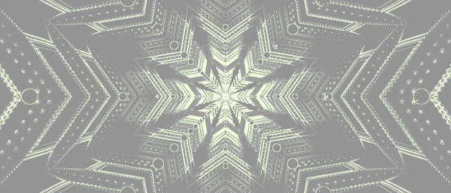 Hình Nền Đường Hầm Neon Bạc Kaleidoscope 21:9 Ultrawide 60fps VJ Loop