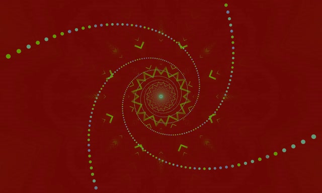 Đường Hầm Neon Kaleidoscope Sao Burst VJLoops 5:3 Wide 60fps Screensaver