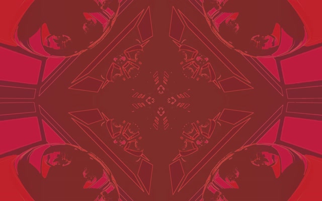 Đường Hầm Neon Kim Cương Kaleidoscope Đỏ VJLoops 16:10 macbook 60fps Bảo Vệ Màn Hình