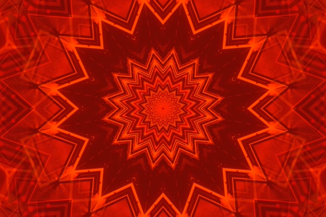 Đường hầm Neon Đỏ Ngôi Sao Burst VJ Loop 3:2 Surface 60fps Screensaver