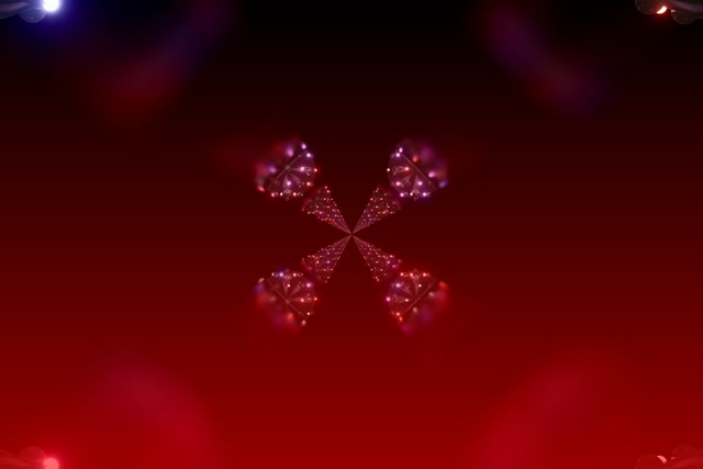 Đường Hầm Neon Nở Rộ Fractal Vạn Hoa Cây 3:2 Surface 60fps Screensaver Vj Loop