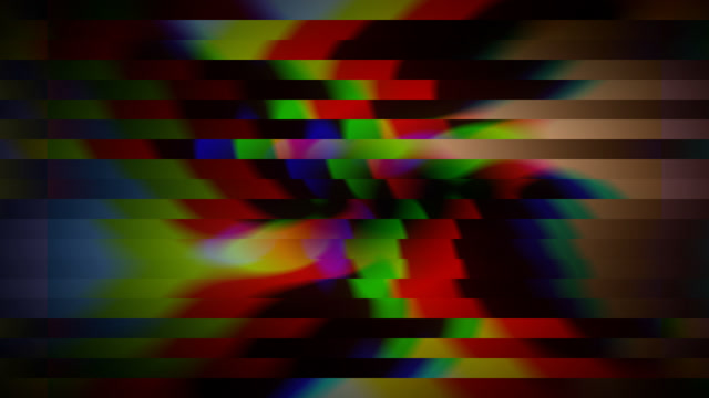 Neon Glitch Pixelated Motion - VJ Loop 4K 60fps