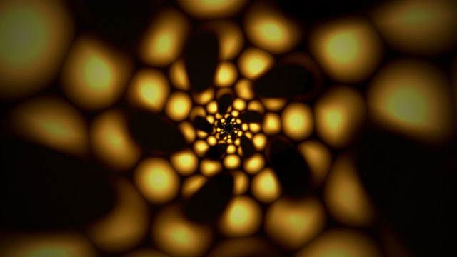 Golden Particle Spiral â€“ Seamless VJ Loop with Alpha Channel