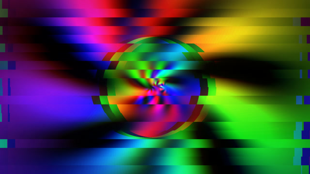 Chromatic Sphere Glitch - 4K VJ Loop with Alpha Channel