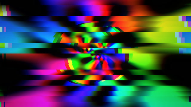 Neon Glitch Burst - Vibrant VJ Loop with Alpha Channel