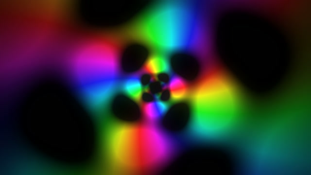 Neon Bokeh Orbs - Colorful Light Show VJ Loop