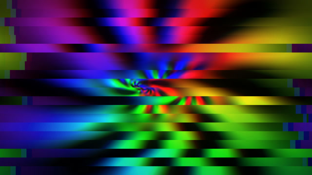 Neon Warp Burst - Psychedelic Light Rays VJ Loop