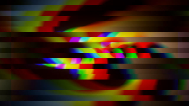 Neon Chromatic Glitch Light Streaks - Abstract VJ Loop