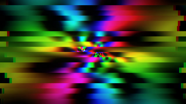 Neon Light Burst | Colorful Radial Glow VJ Loop