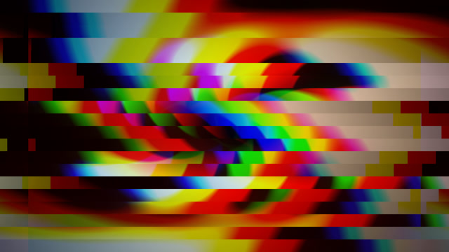 Chromatic Glitch Wave - Abstract Digital VJ Loop 4K
