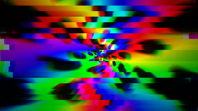 Neon Glitch Burst - Colorful Digital Distortion Loop