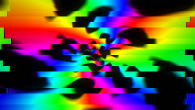 Neon Glitch Burst - Vibrant Color Explosion VJ Loop