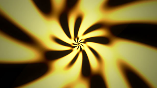 Golden Spiral Tunnel - Seamless VJ Loop 4K