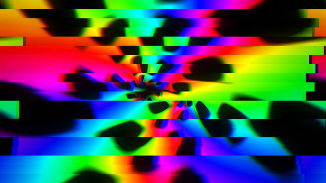 Neon Glitch Burst - Colorful Digital VJ Loop