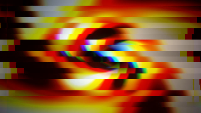 Neon Fire Glitch Loop - 4K Seamless VJ Light Show Overlay