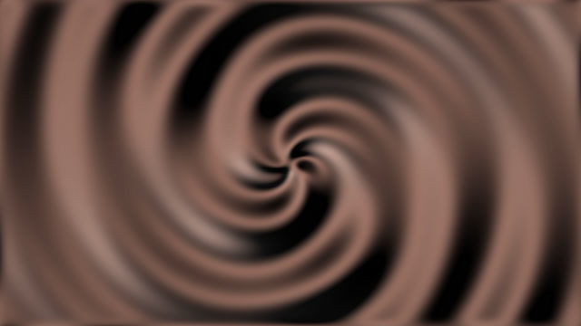 Hypnotic Brown Spiral Loop - Seamless VJ Overlay