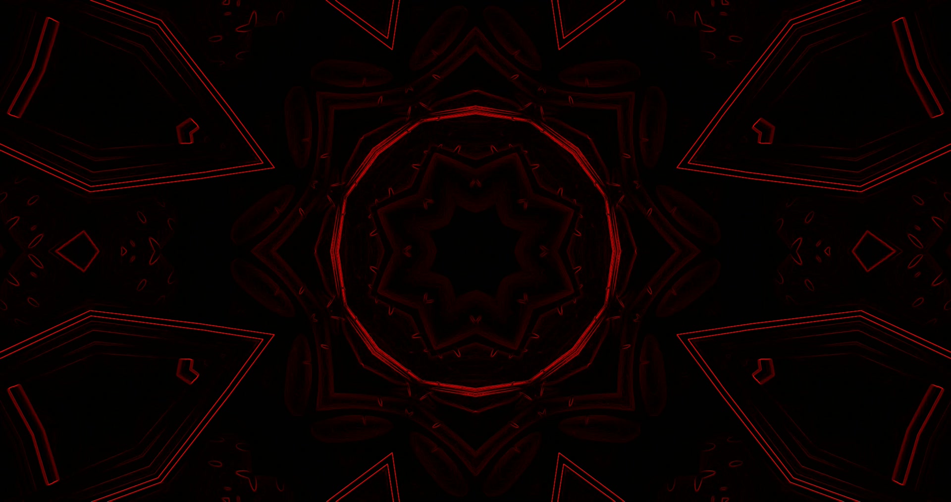 紅色霓虹隧道螢幕保護程式 4K UHD 60fps VJ Loop PC