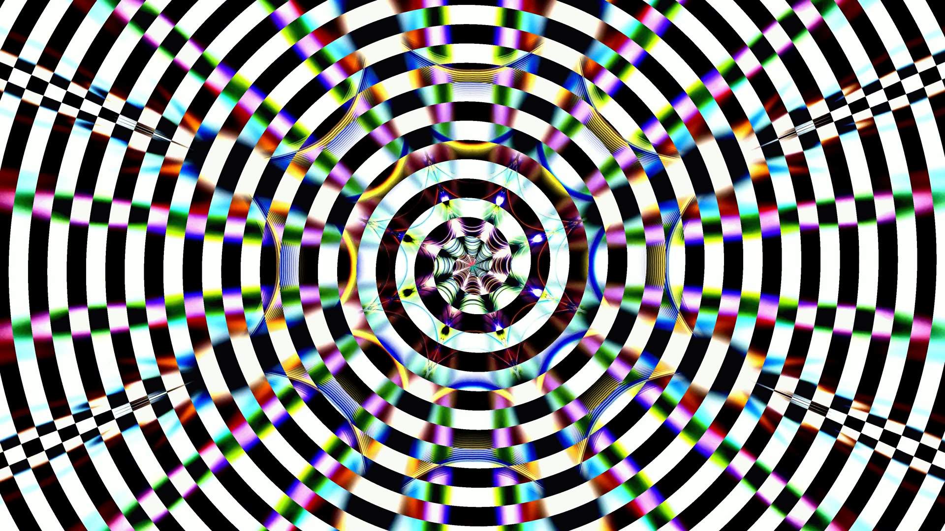 Neon Tunnel Motion Background 4K UHD 60FPS Screensaver Windows PC