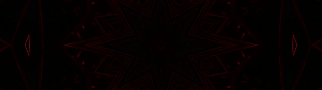 Red Neon Tunnel Star Kaleidoscope 32:9 Ultrawide 60fps Screensaver Vj Loop