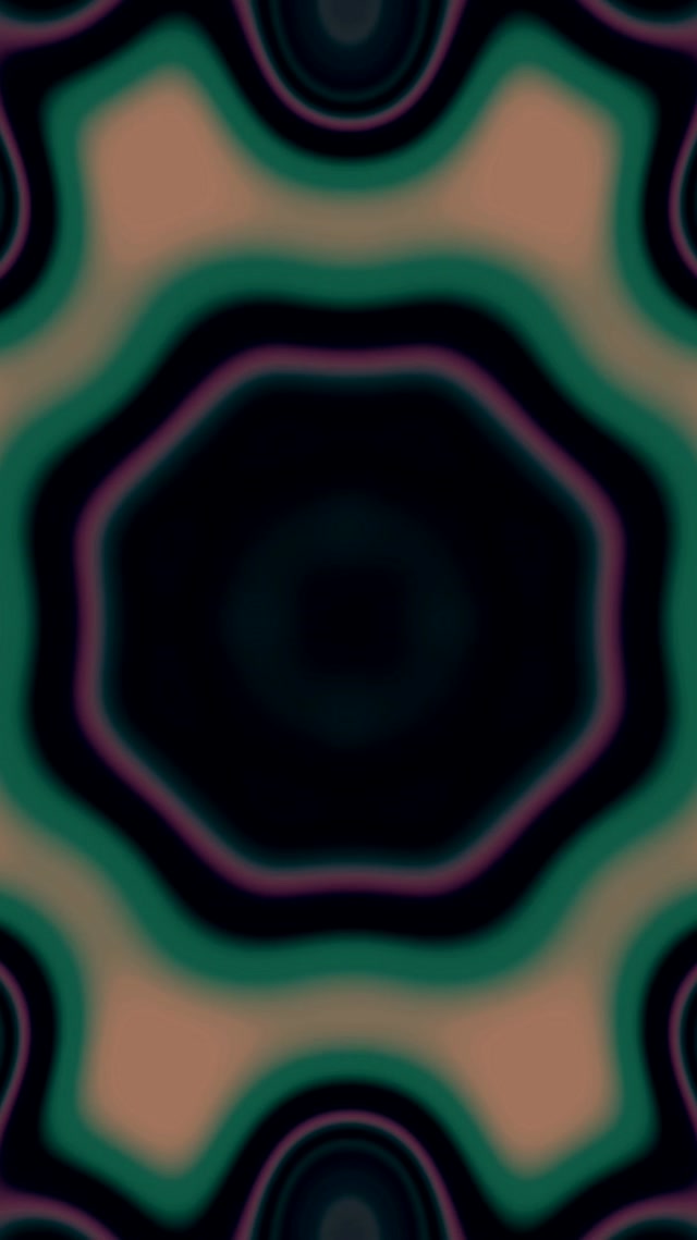 Neon Tunnel Teal Star Bloom VJ Loop 9:16 Reels 60fps Screensaver
