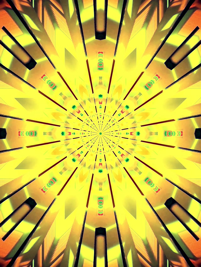 霓虹隧道粉紫萬花筒爆發 VJ Loop 3:4 iPad 直向 60fps 螢幕保護程式