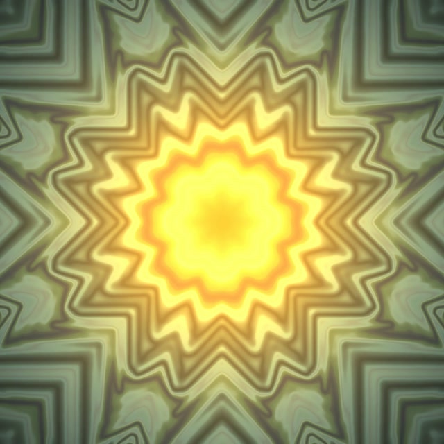 Vj loop Neon Tunnel Golden Star Burst 1:1 Square 60fps Screensaver