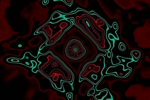 Neon Tunnel Swirling Contour Loop 3:2 Surface 60fps Screensaver Vj Loop
